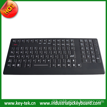 IP68 Dynamic Ruggedized Rubber Keyboard with Backlight Optional